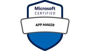 Logo für die Microsoft-Zertifizierung zum App Maker